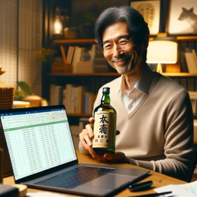 AIが考えた「鹿児島焼酎を片手にPython in Excelを楽しむエンジニア」